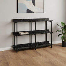 Load image into Gallery viewer, End Table With Three Shelves - Black
