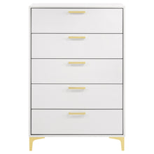 Load image into Gallery viewer, Karena - Rectangular 5 Drawer Chest - White
