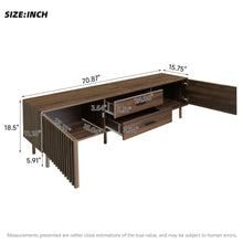 Load image into Gallery viewer, TV Stand For TVs Up To 80", Media Entertainment Center With Ample Storage - Dark Brown
