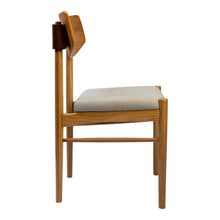 Load image into Gallery viewer, Upholstered Fabric Open Back Dining Side Chair - Natural / Off White

