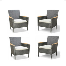 Load image into Gallery viewer, 4 Piece All-Weather Patio Dining Chair Set
