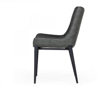Load image into Gallery viewer, Faux Leather Dining Chairs (Set of 2) - Gray
