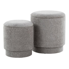 Load image into Gallery viewer, Marla - Upholste Contemporary Ottoman Set
