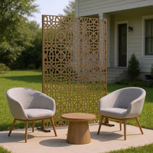 Load image into Gallery viewer, Six Panel Screen Room Divider (720095) - Brown
