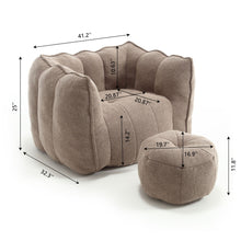 Load image into Gallery viewer, Soft Bean Bag Chair With High Resilient Foam
