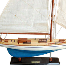 Load image into Gallery viewer, Hand Painted Model Boat (624677) - Beige / Blue
