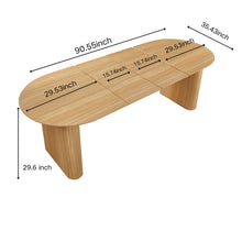 Load image into Gallery viewer, Extensible Dining Table, Suitable For 4 - 6 People - Oak
