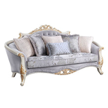 Load image into Gallery viewer, Galelvith - Sofa With 6 Pillow - Gray Fabric
