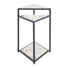 Load image into Gallery viewer, Pedestal End Table - Black / White
