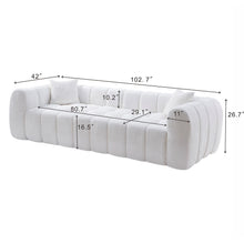 Load image into Gallery viewer, Marshmallow Cloud Compressed Sofa Oversized With 2 Cushions
