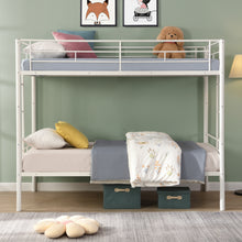 Load image into Gallery viewer, METAL BUNK BED  WHITE
