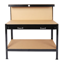 Load image into Gallery viewer, Wood Work Bench - Black / Light Brown
