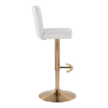 Load image into Gallery viewer, Henry - Contemporary Adjustable Barstool With Swivel With Rounded T Footrest (Set of 2)
