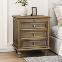 Load image into Gallery viewer, Nightstands With 4 Drawer, Storage End Table With Hidden Pull Out Shelf
