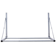 Load image into Gallery viewer, Wall-Mounted Folding Tire Storage, 30.5 To 50.5" Wide, Supports 300 Pounds - Silver
