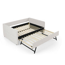 Load image into Gallery viewer, Upholstered Daybed With Pop Up Trundle
