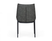 Load image into Gallery viewer, Faux Leather Dining Chairs (Set of 2) - Gray
