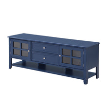 Load image into Gallery viewer, TV Stand, Entertainment Center With Dual Drawers And Hidden Storage, Cabinet With Soft Closing Doors And Sleek Panel Design
