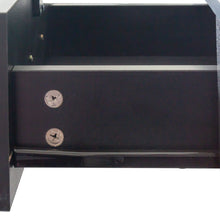 Load image into Gallery viewer, Wood Mirrored Two Drawer Vanity Table - Black
