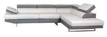 Load image into Gallery viewer, Leather L Shaped Two Piece Corner Sectional - White
