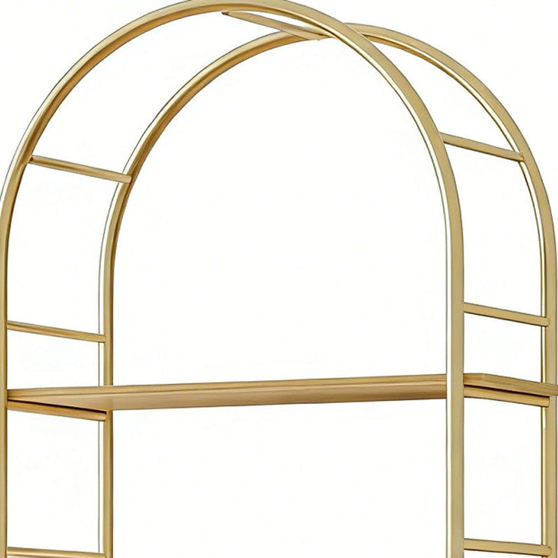 Adjustable Three Tier Etagere Bookcase - White