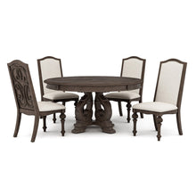 Load image into Gallery viewer, Elegant Dining Set Round Table And Side Chairs
