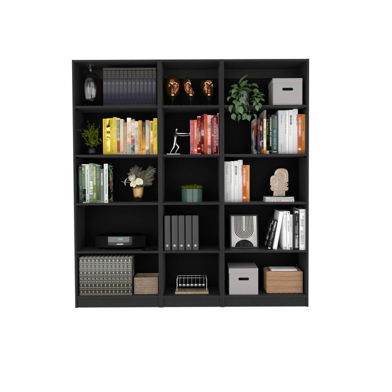 Five Tier Bookcase (546346) - Black
