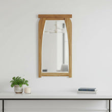 Load image into Gallery viewer, 35" Abstract Framed Accent Mirror - Brown
