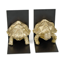 Load image into Gallery viewer, Decorative Bookends (Set of 2) - Black / Gold
