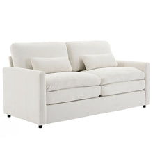 Load image into Gallery viewer, Cozy Upholstered Cushion Loveseat Sofa For Living Room

