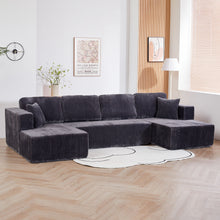 Load image into Gallery viewer, U-Shape Modular Sectional Sofa For Living Room

