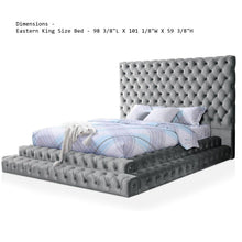 Load image into Gallery viewer, Tufted Oversized Headboard Platform Bed With Fully Upholstered Frame
