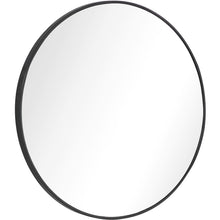 Load image into Gallery viewer, 32" Round Framed Accent Mirror - Black

