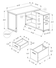 Load image into Gallery viewer, Computer Desk, Home Office, Corner, Left, Right Set - Up, Storage Drawers, L Shape, Laptop, And Contemporary &amp; Modern
