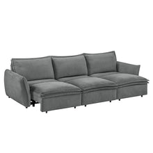 Load image into Gallery viewer, Eaden - Power Sofa With Sleeper - Gray Chenille
