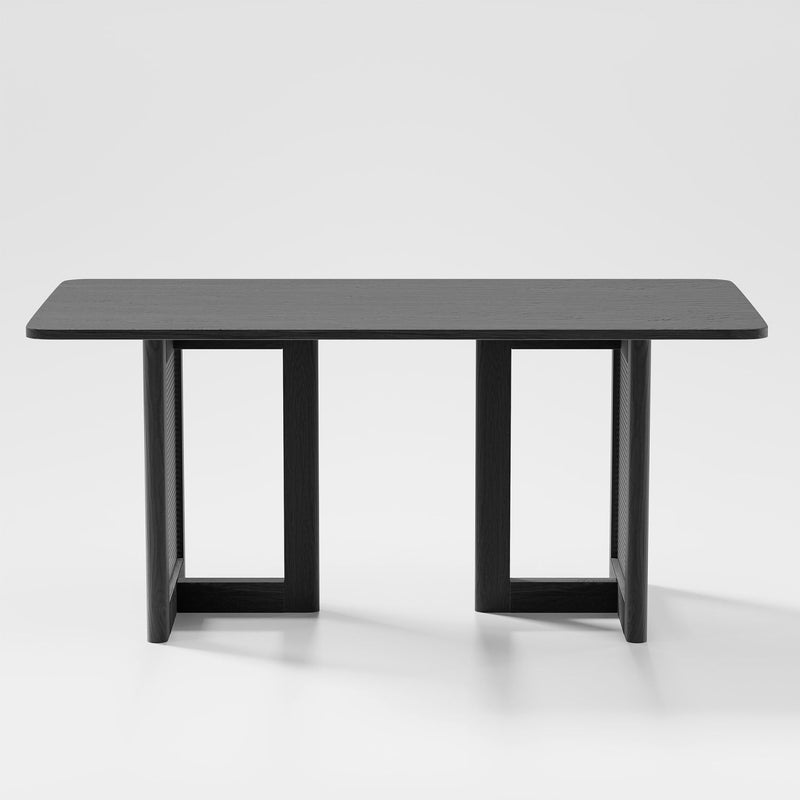 Wood Square Bar Table (712250) - Black