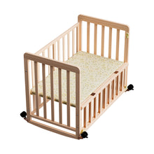 Load image into Gallery viewer, Portable Bedside Bassinet With 3 Heights, Mini Crib For Newborns - Natural Wood
