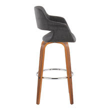 Load image into Gallery viewer, Vintage Flair - Mid Century Modern Fixed Height Barstool With Swivel &amp; Round Footrest (Set of 2)
