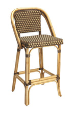 Load image into Gallery viewer, Rattan Counter Height Bar Chair - Brown
