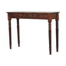 Load image into Gallery viewer, Turned Legs Drawer Console Table
