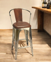 Load image into Gallery viewer, Iron Bar Chair - Brown / Gold
