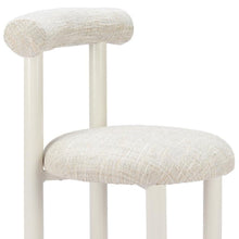 Load image into Gallery viewer, Aluminum Open Back Dining Side Chair - Beige / White
