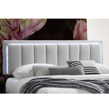 Load image into Gallery viewer, Bed With Channel Tufting And Built In LED Headboard
