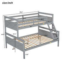 Load image into Gallery viewer, Bunk Bed With Ladder And Safety Guardrail
