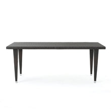 Load image into Gallery viewer, Reflect - Outdoor Dining Table With Rattan Cover - Dark Gray
