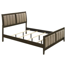 Load image into Gallery viewer, Clement - Upholstered Eastern King Bed - Dark Brown
