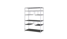 Load image into Gallery viewer, And Seven Tier Geometric Bookcase - Gray / Silver
