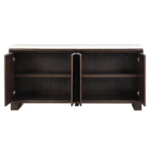 Load image into Gallery viewer, Edwyn - Server With Marble Top - Natural Marble Top &amp; Espresso Finish
