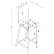 Load image into Gallery viewer, Bar Stools (Set of 2) - Clear
