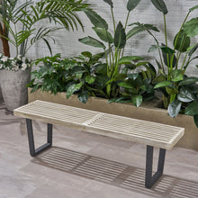 Load image into Gallery viewer, Intrinsic - Outdoor Dining Bench With Slat Top
